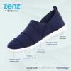 imageisotoner Zenz Womens Serenity Stretch Satin Slipper SlipOn ShoeNavy Blue