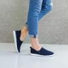 imageisotoner Zenz Womens Serenity Stretch Satin Slipper SlipOn ShoeNavy Blue
