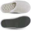 imageisotoner Womens IndoorOutdoor Cozy Plush Terry Knit Clog and Flip Flop Slippers with Memory Foam ComfortLight Grey