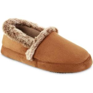 imageisotoner Womens Memory Foam Microsuede a Line Eco Comfort Recycled SlippersEvening Sand
