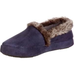 imageisotoner Womens Memory Foam Microsuede a Line Eco Comfort Recycled SlippersNavy Blue