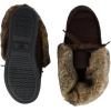 image:imageWomens Microsuede Nelly Moc Bootie SlippersDark Chocolate