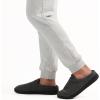image:imageisotoner Mens IndoorOutdoor Heathered Knit Brady Clog Slippers With Memory Foam Comfort and Heel SupportBlack