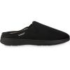 image:imageisotoner Mens IndoorOutdoor Slipon Microsuede Vincent Clog Slippers With Memory Foam ComfortBlack