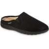 image:imageisotoner Mens IndoorOutdoor Slipon Microsuede Vincent Clog Slippers With Memory Foam ComfortBlack