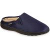 image:imageisotoner Mens IndoorOutdoor Slipon Microsuede Vincent Clog Slippers With Memory Foam ComfortNavy Blue