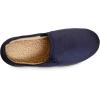 image:imageisotoner Mens IndoorOutdoor Slipon Microsuede Vincent Clog Slippers With Memory Foam ComfortNavy Blue