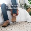 image:imageisotoner Mens Lewis Memory Foam IndoorOutdoor Clog SlippersBlack