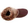 image:imageisotoner Womens IndoorOutdoor Microsuede Mallory Boot Slippers with Memory Foam Comfort  Dark Chocolate 657