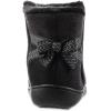 image:imageisotoner Womens Microsuede Mallory Bootie Slippers With BowBlack
