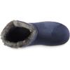 image:imageisotoner Womens Microsuede Mallory Bootie Slippers With BowNavy Blue