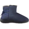 image:imageisotoner Womens Microsuede Mallory Bootie Slippers With BowNavy Blue