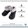 image:imageisotoner Womens Recycled Microsuede and Faux Fur Boot SlipperBlack