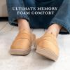 image:imageisotoner mens IndoorOutdoor Slipon Canvas and Microsuede Emmett Clog Slippers With Memory Foam ComfortBuckskin