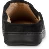 image:imageisotoner mens IndoorOutdoor Slipon Microsuede Vincent Clog Slippers With Memory Foam ComfortBlack