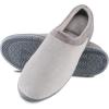 image:imageisotoner mens IndoorOutdoor Slipon Microterry Jake Clog Slippers With Memory Foam Comfort and Heel SupportAsh
