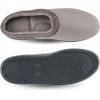 image:imageisotoner mens IndoorOutdoor Slipon Microterry Jake Clog Slippers With Memory Foam Comfort and Heel SupportAsh