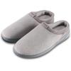 image:imageisotoner mens IndoorOutdoor Slipon Microterry Jake Clog Slippers With Memory Foam Comfort and Heel SupportAsh
