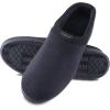 image:imageisotoner mens IndoorOutdoor Slipon Microterry Jake Clog Slippers With Memory Foam Comfort and Heel SupportBlack