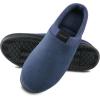 image:imageisotoner mens IndoorOutdoor Slipon Microterry Jake Clog Slippers With Memory Foam Comfort and Heel SupportNavy Blue