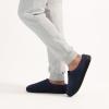 image:imageisotoner mens IndoorOutdoor Slipon Microterry Jake Clog Slippers With Memory Foam Comfort and Heel SupportNavy Blue
