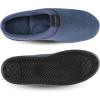 image:imageisotoner mens IndoorOutdoor Slipon Microterry Jake Clog Slippers With Memory Foam Comfort and Heel SupportNavy Blue