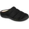image:imageMens Advanced Memory Foam Microsuede Puffer ECO Comfort Clog SlippersBlack