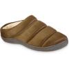 image:imageMens Advanced Memory Foam Microsuede Puffer ECO Comfort Clog SlippersOlive