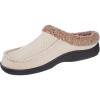image:imageisotoner Mens Lewis Memory Foam IndoorOutdoor Clog SlippersStone