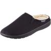 image:imageisotoner mens IndoorOutdoor Slipon Microsuede Vincent Clog Slippers With Memory Foam ComfortBlack