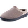 image:imageisotoner mens Microterry Jake Clog Slipper  With Gel Infused Memory FoamSmoky Taupe