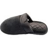 image:imageisotoner womens Isotoner Recycled Microterry and Satin Eco Clog SlippersBlack