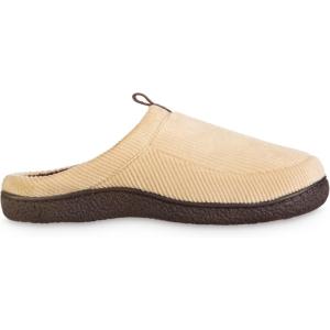 image:imageMens Advanced Memory Foam Corduroy Clog ECO Comfort SlippersPebble