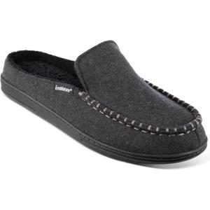 image:imageMens Faux Woolen Grady Clog SlippersDark Charcoal Heather