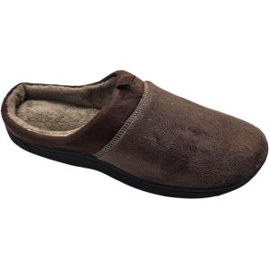 image:imageMens Microterry Jared Clog Slippers with Enhanced Heel Cushion