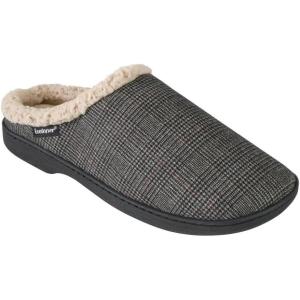image:imageMens Plaid Tanner Hoodback SlipperSmokey Taupe