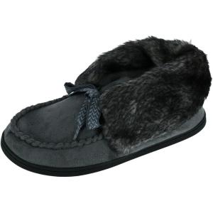 image:imageWomens Microsuede Nelly Moc Bootie SlippersAsh
