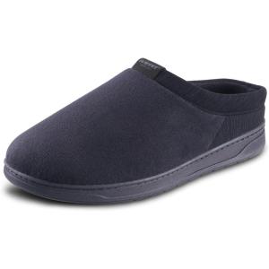 image:imageisotoner mens IndoorOutdoor Slipon Microterry Jake Clog Slippers With Memory Foam Comfort and Heel SupportBlack