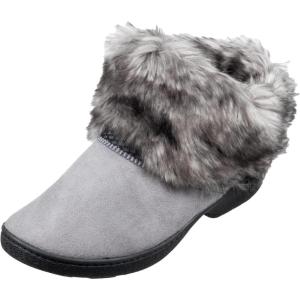 image:imageisotoner womens Recycled Microsuede Mallory Boot Slipper With Memory FoamAsh