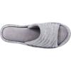 image:imageIsotoner Womens Premium Knit Slide Slippers  MoistureWicking Lining Rubber IndoorOutdoor Sole  Machine Washable House ShoesAsh