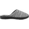 image:imageIsotoner Womens Premium Knit Slide Slippers  MoistureWicking Lining Rubber IndoorOutdoor Sole  Machine Washable House ShoesBlack