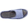 image:imageIsotoner Womens Premium Knit Slide Slippers  MoistureWicking Lining Rubber IndoorOutdoor Sole  Machine Washable House ShoesSapphire