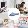image:imageIsotoner Womens Premium Knit Slide Slippers  MoistureWicking Lining Rubber IndoorOutdoor Sole  Machine Washable House ShoesSapphire