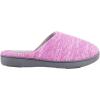 image:imageIsotoner Womens Premium Knit Slide Slippers  MoistureWicking Lining Rubber IndoorOutdoor Sole  Machine Washable House ShoesVividly Violet