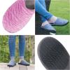 image:imageIsotoner Womens Premium Knit Slide Slippers  MoistureWicking Lining Rubber IndoorOutdoor Sole  Machine Washable House ShoesVividly Violet