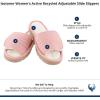 image:imageWomens Active Recycled Adjustable Slide Slippers by IsotonerClay Pink
