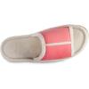 image:imageisotoner Womens Microterry Floral PrintJersey Slide SlippersIced Strawberry