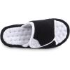 image:imageisotoner Womens Microterry Pillowstep Spa SlideBlack