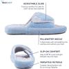 image:imageisotoner Womens Microterry Pillowstep Spa SlideBlue Moon