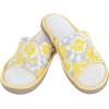 image:imageisotoner Womens Organic Cotton Floral Keilly Slide Slippers Lemonade 657